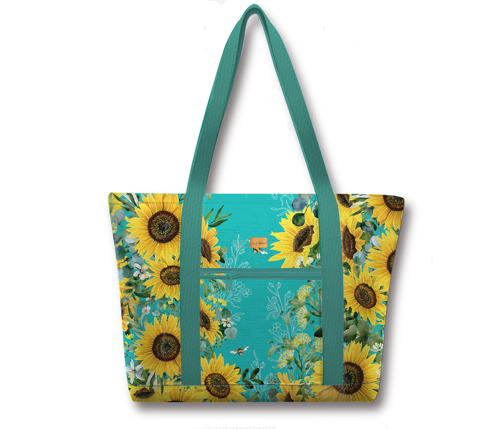 Lrg Tote Cooler Bag - Bee Sunny