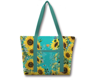 Lrg Tote Cooler Bag - Bee Sunny