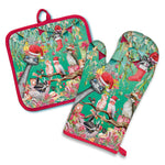 Oven Mitt Pot Holder Christmas Capers