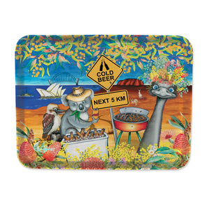 Melamine Snack Tray - Cold Beer